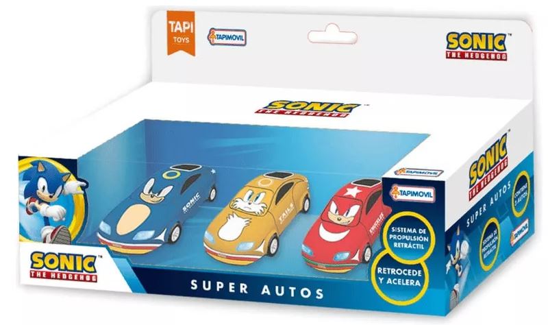 SUPER AUTOS X3 SONIC EN CAJA