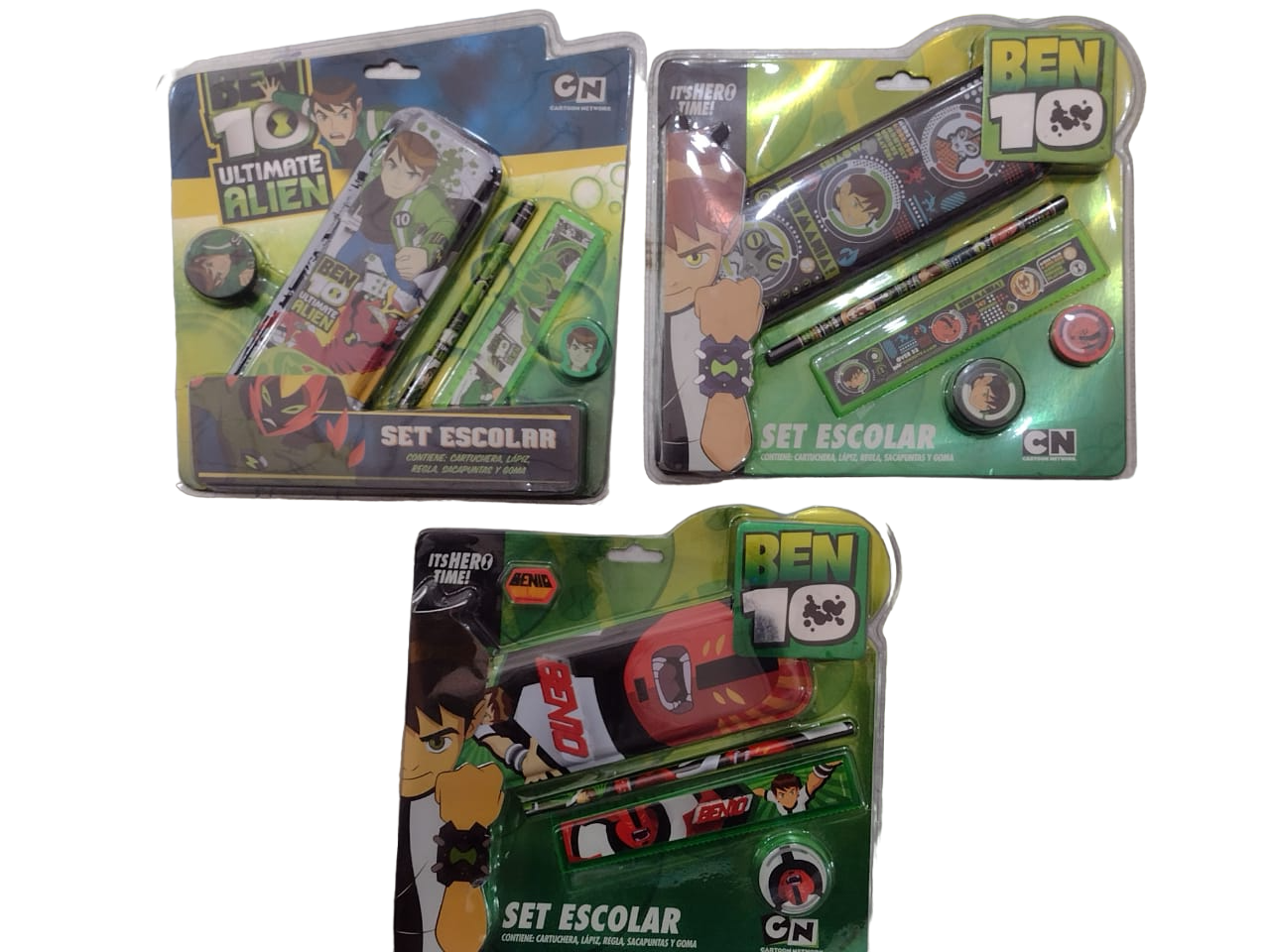 SET ESCOLAR BEN 10 (B10186/B10190/B10188/B10185)
