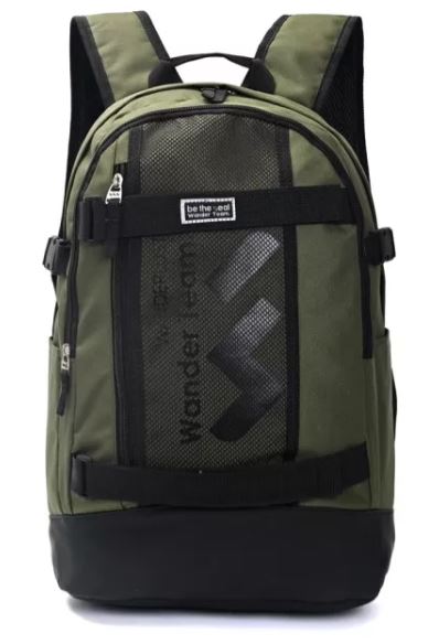 MOCHILA ESPALDA WANDER TEAM LONA VERDE