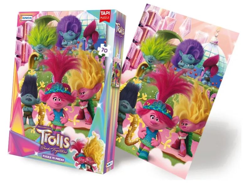 PUZZLE X 70PZS TROLLS