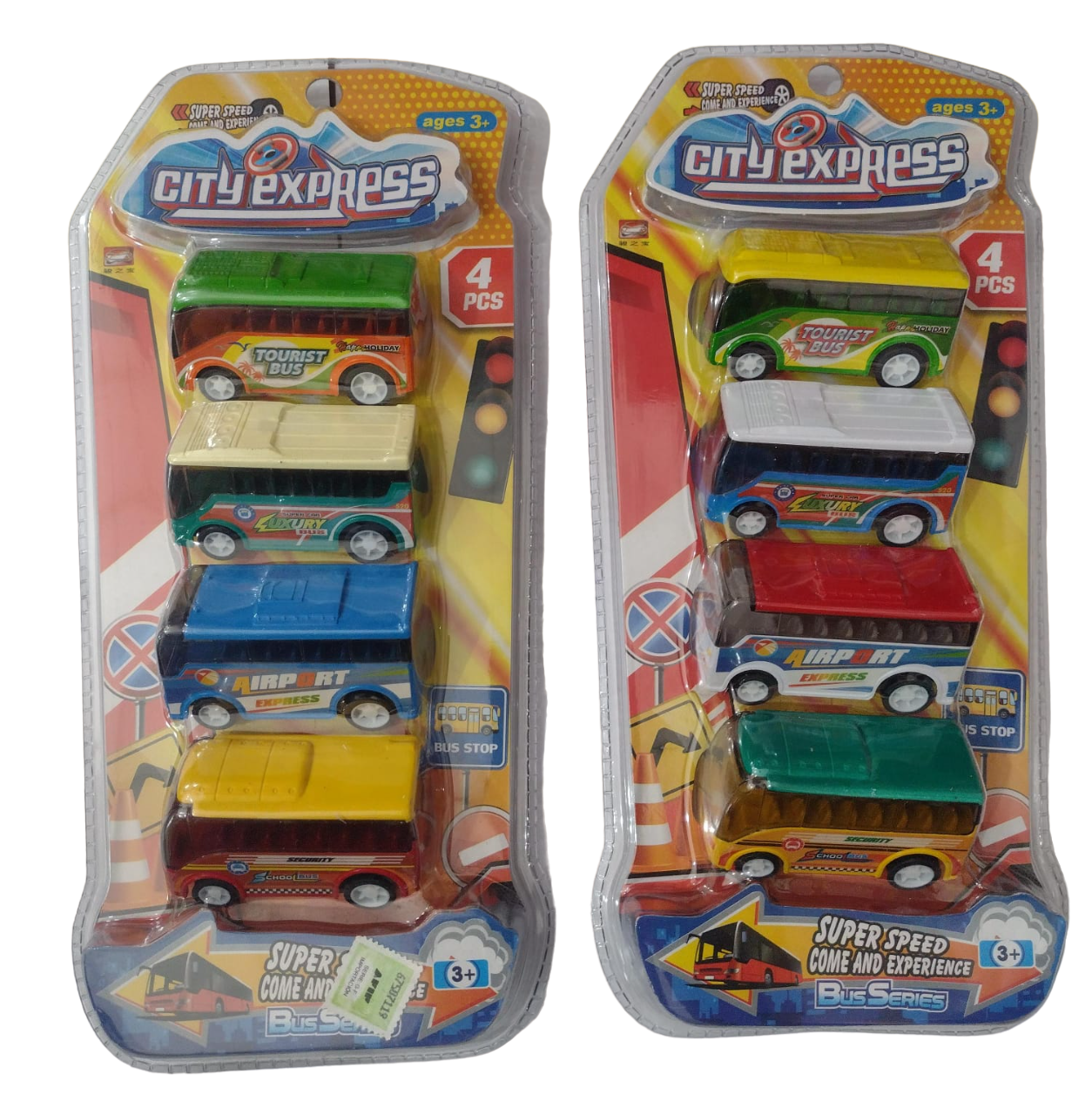 MICRO X4 PULL BACK EN BLISTER - 2 COLORES