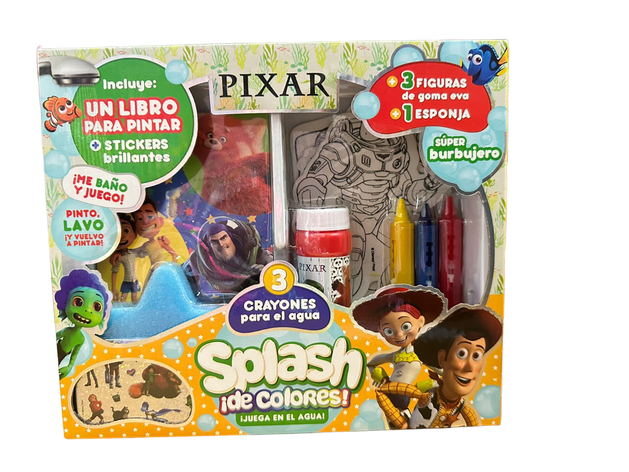 SPLASH DE COLORES PIXAR