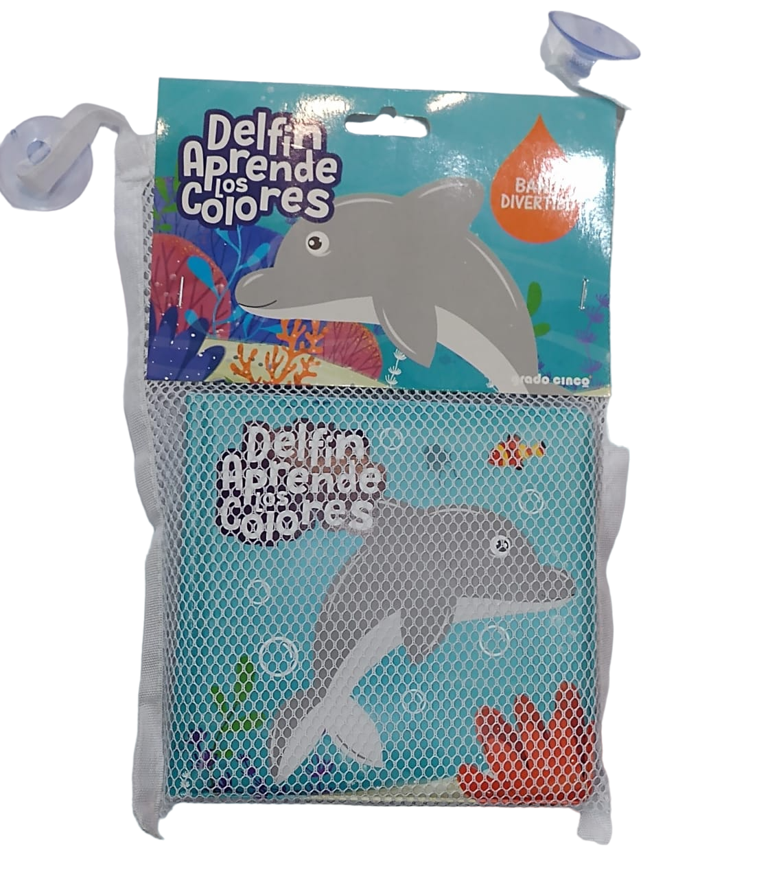 LIBRO DE BAÑO CON RED DELFIN APRENDE