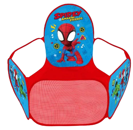 PELOTERO HEXAGONO SPIDEY CON FUNDA
