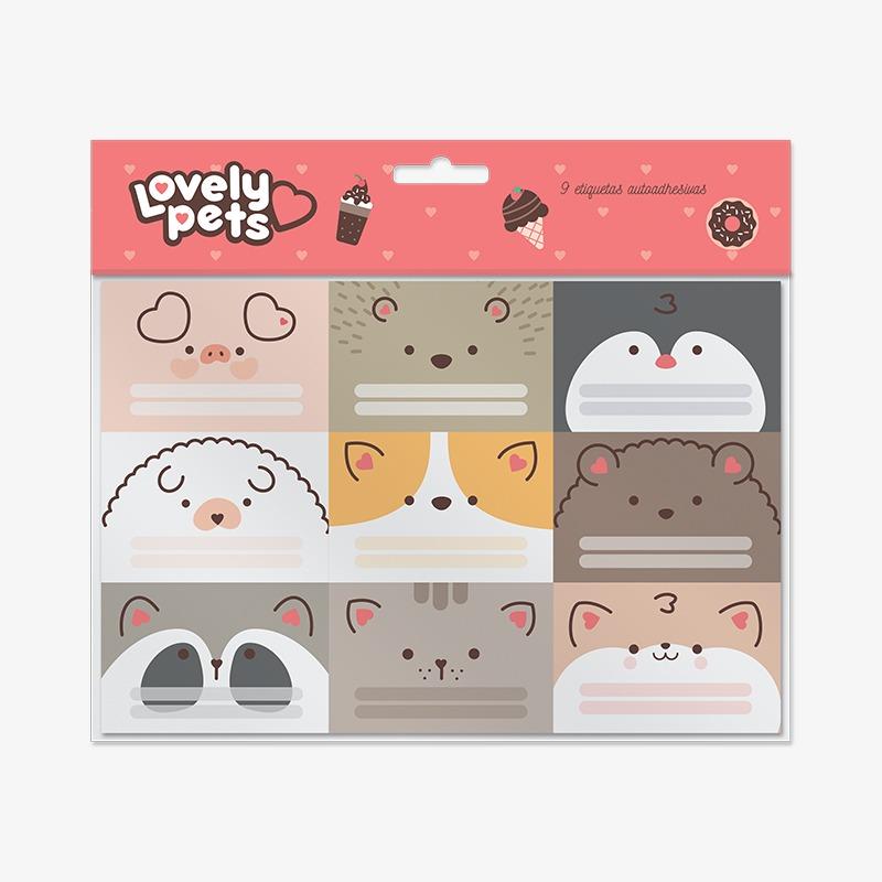 ETIQUETAS X9 LOVELY PETS
