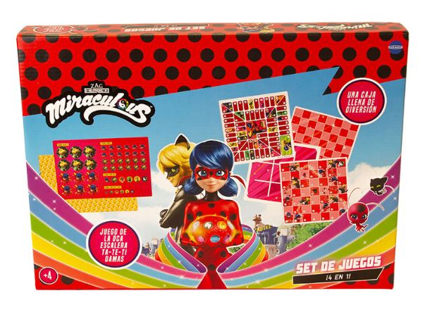 MIRACULOUS 4 JUEGOS EN 1