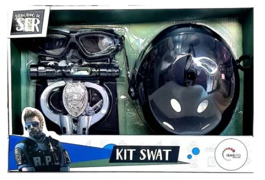 KIT SWAT CON CASCO EN CAJA