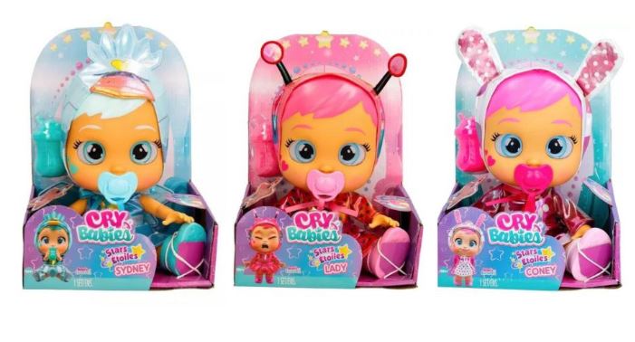 CRY BABIES STAR ETOILES OJOS LUMINOSOS - MODELOS SURTIDOS