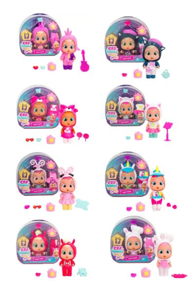CRY BABIES STARS TALENT BABIES CON ACCESORIOS - 8 MODELOS