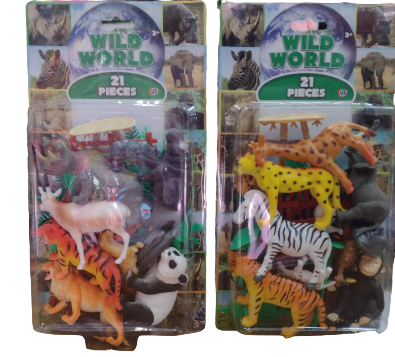ANIMALES DE LA SELVA 21 PIEZAS EN BLISTER