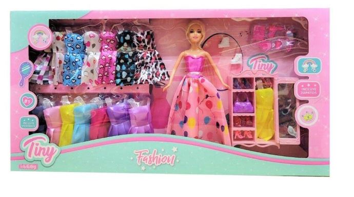 TINY FASHION CON VESTIDOS Y ESPEJO