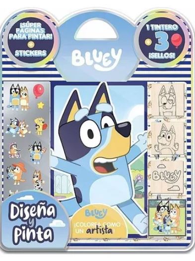 SELLOS DISEÑA Y PINTA BLUEY (6074)
