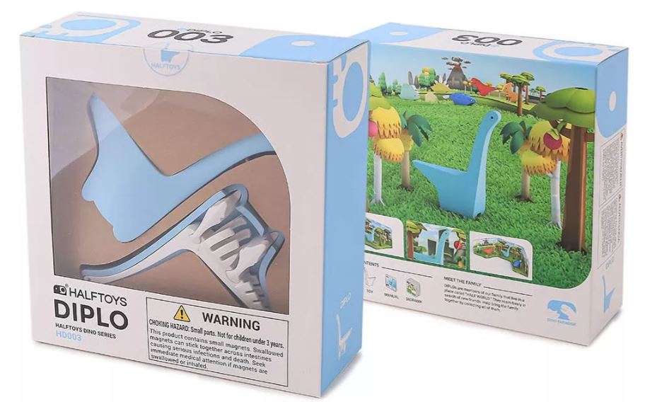 HALFTOYS PLASYSET IMANTADO DINO DIPLO 16 CM