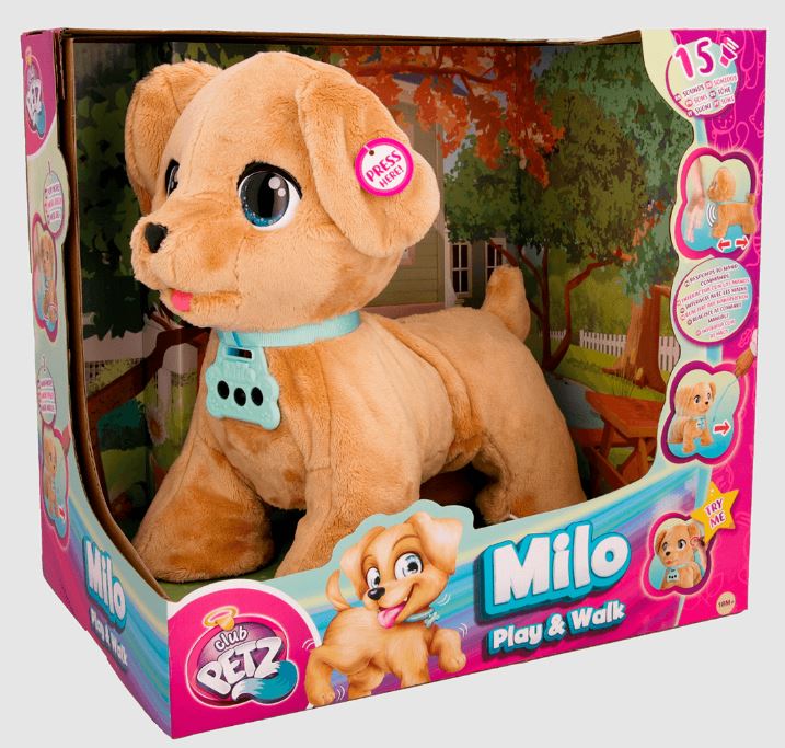 PERRITO MILO 15 SONIDOS CAMINA CLUB PETZ