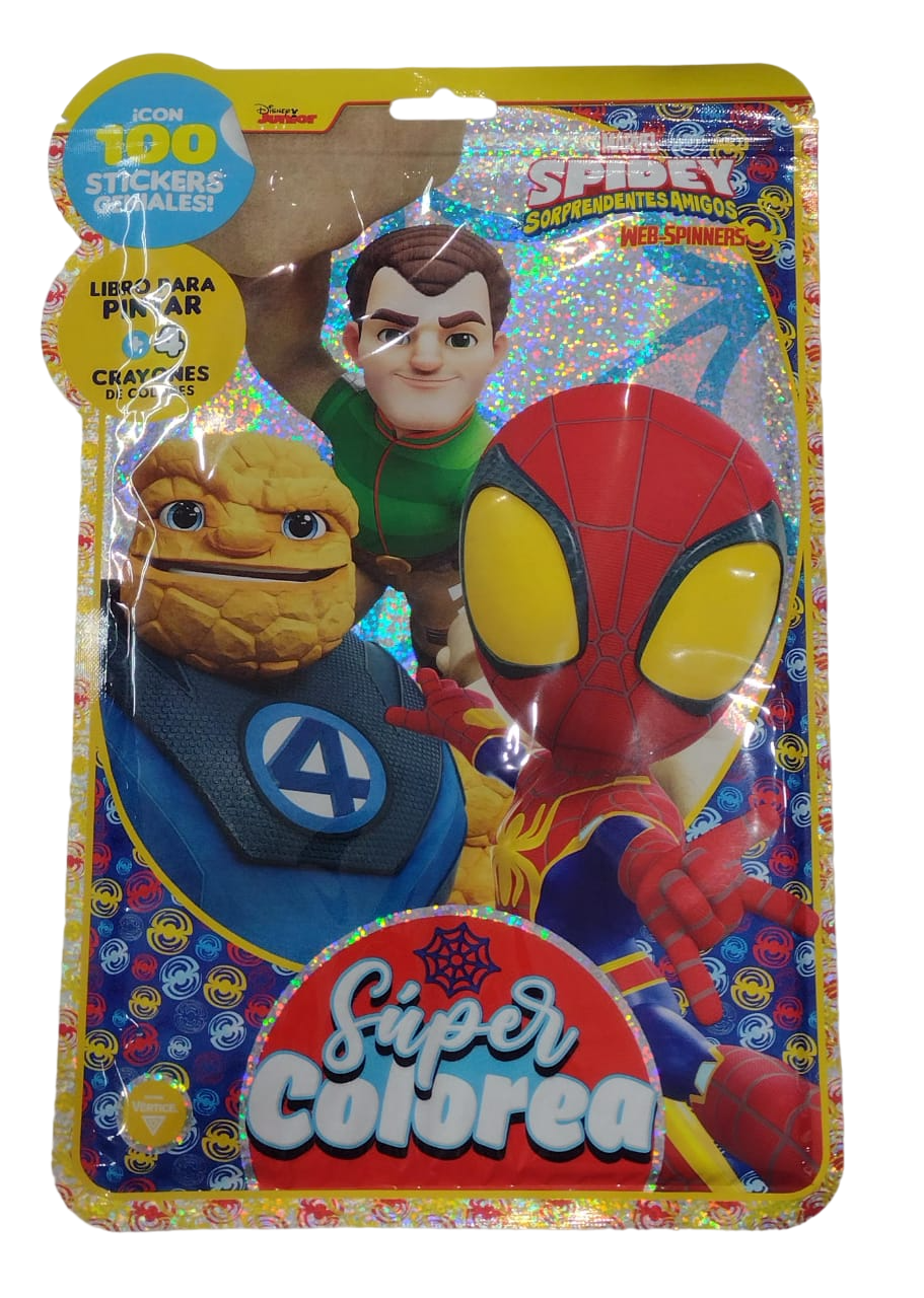 SUPER COLOREO SOBRE GRANDE SPIDEY