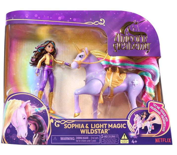 UNICORN ACADEMY MUÑECA Y UNICORNIO MEDIANO