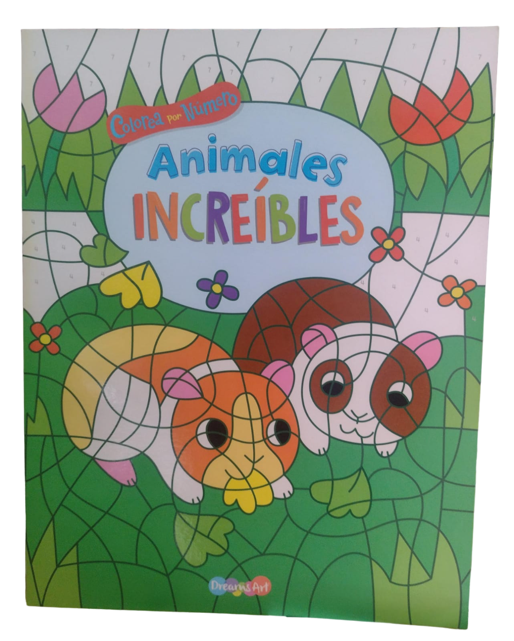LIBRO COLOREA CON NUMEROS ANIMALES INCREIBLES
