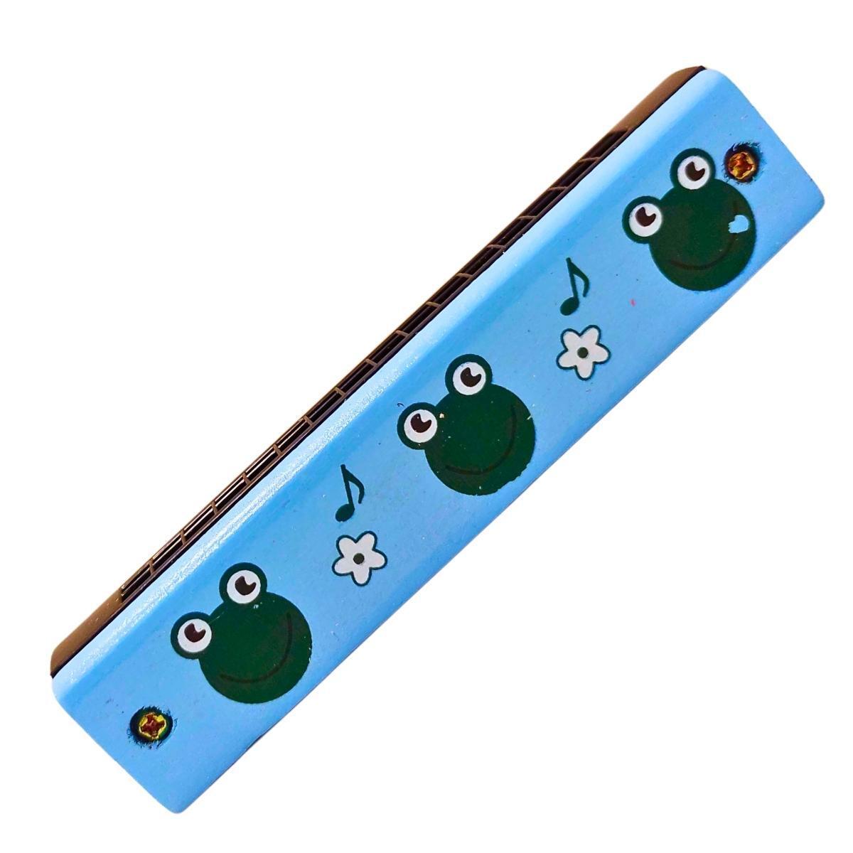 ARMONICA MADERA CON DIBUJOS MADERA