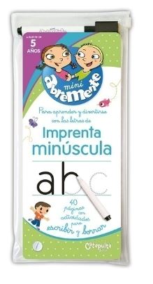 ABREMENTE MINI CON MARCADOR IMPRENTA MINUSCULAS