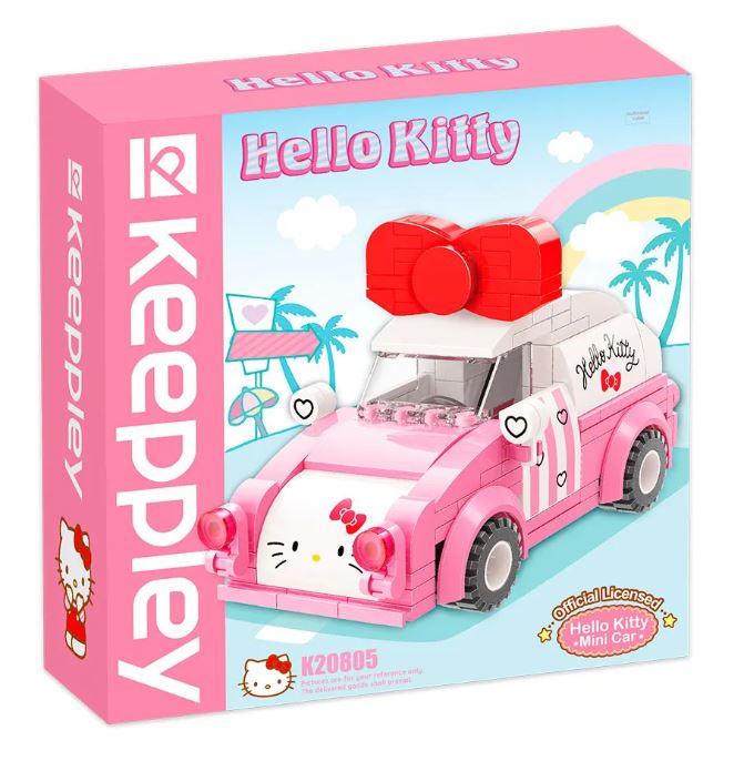 HELLO KITTY VEHICULO 18CM PARA ARMAR