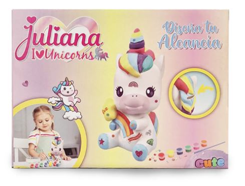 JULIANA UNICORNS DISEÑA TU ALCANCIA CUTE