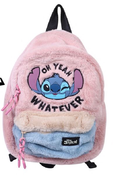 MOCHILA PELUCHE STITCH CHICA