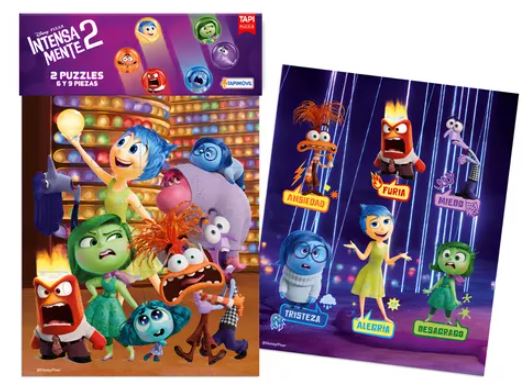 2 PUZZLE 6/9 PIEZAS INTENSAMENTE EN BOLSA