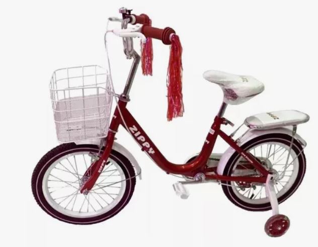 BICICLETA PRITTY BIKE RODADO 16 ROJO