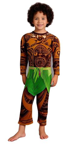 DISFRAZ DE MAUI CON MUSCULOS