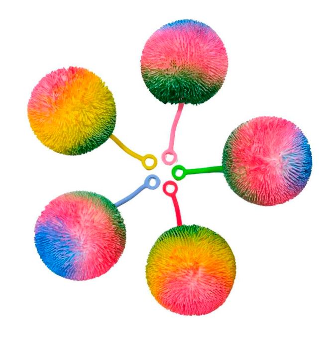 PELOTA SQUISHY CON REBOTE - 2 COLORES