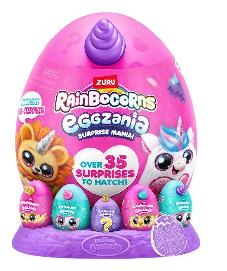 RAINBOCORNS EGGZANIA HUEVO SORPRESA 30CM