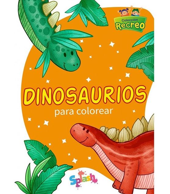 LIBRO PARA COLOREAR DINOSAURIOS RECREO