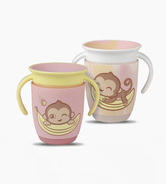 SET X2 VASOS ANTIVUELCO MONOLULO ROSA Y BATIK