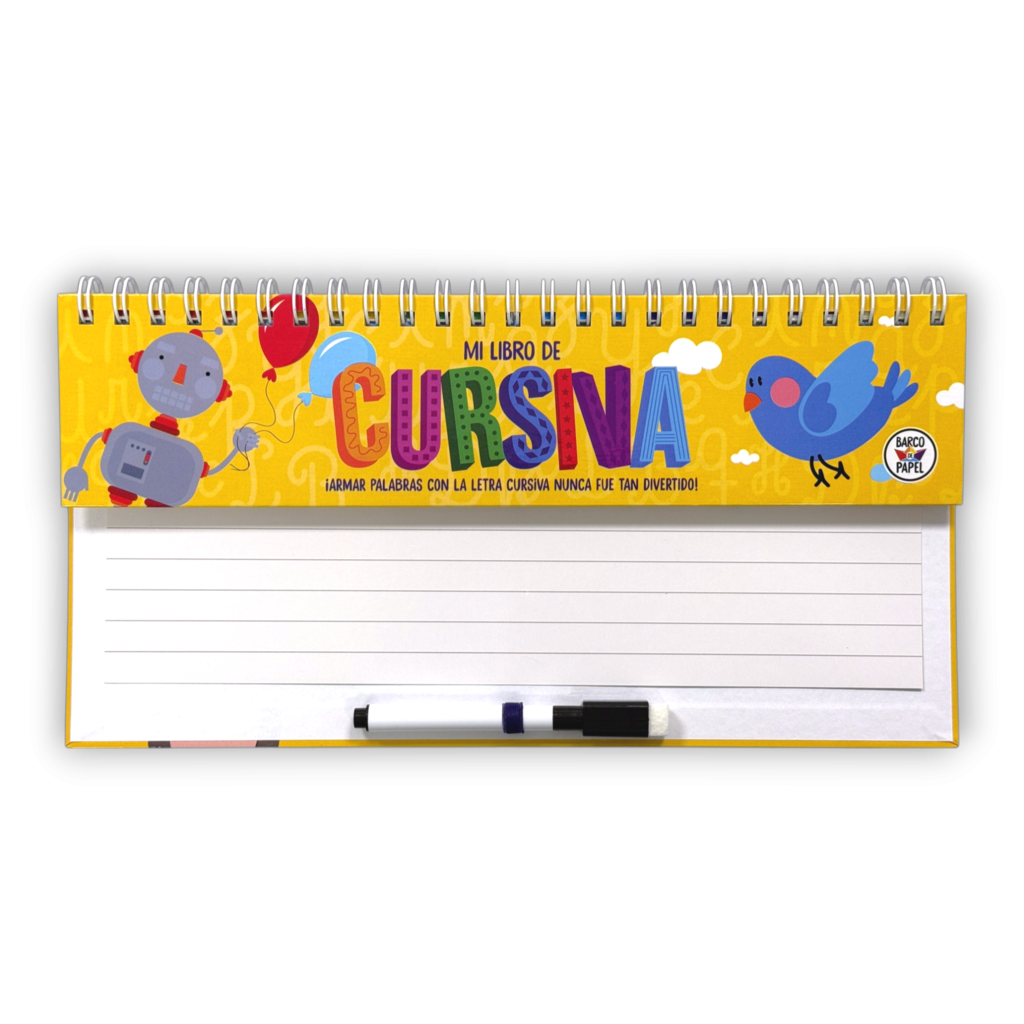 MI LIBRO DE CURSIVA CON MARCADOR