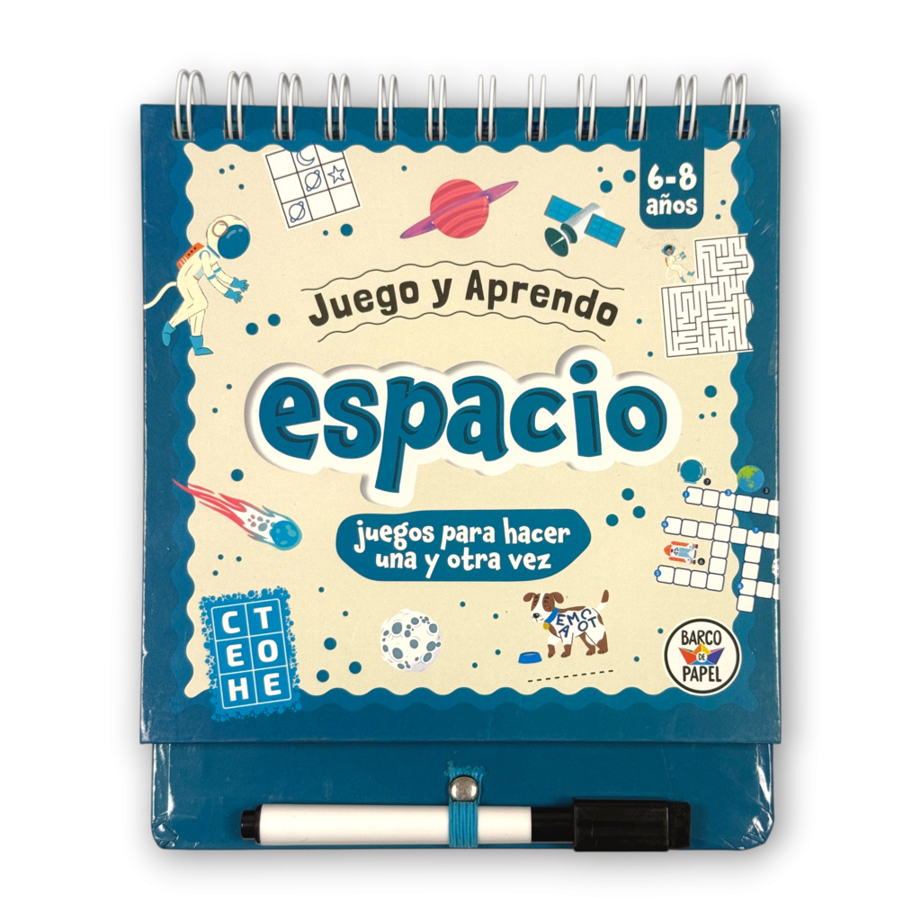 LIBRO JUEGO Y APRENDO ESPACIO CON MARCADOR