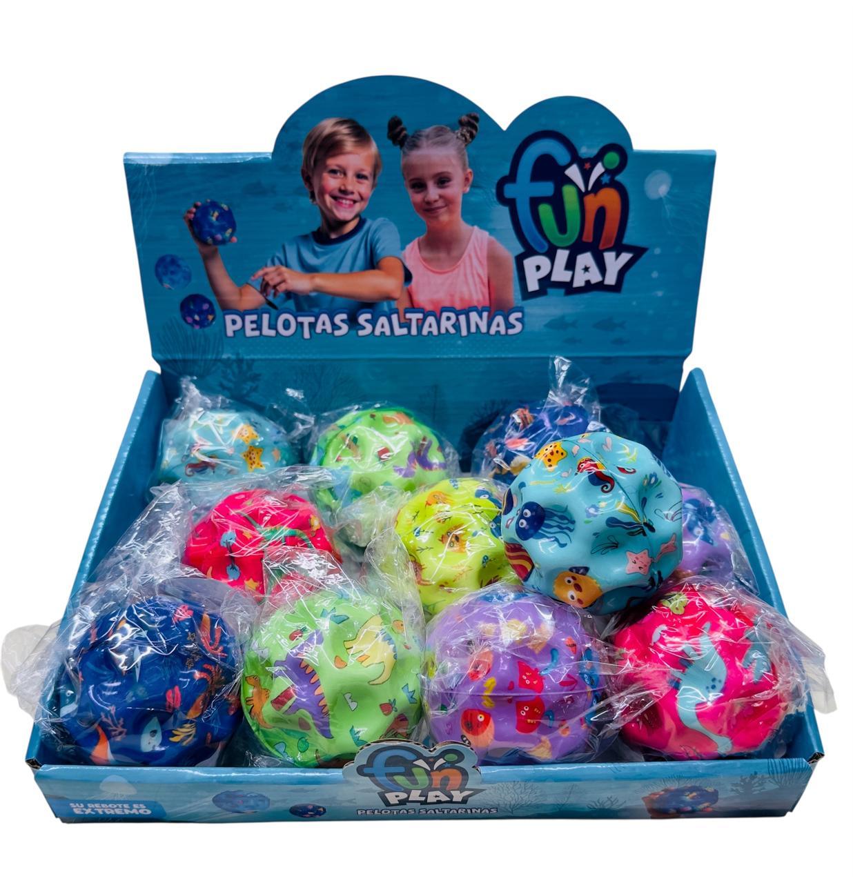 PELOTA SALTARINA ANIMALES - SURTIDAS -