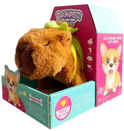 CAPIBARA CON MOCHILA CAMINA-SONIDO