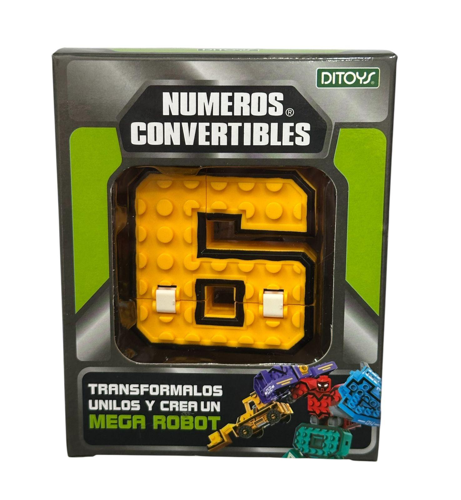 NUMEROS CONVERTIBLES X1 - DEL 0 AL 9 - SURTIDOS