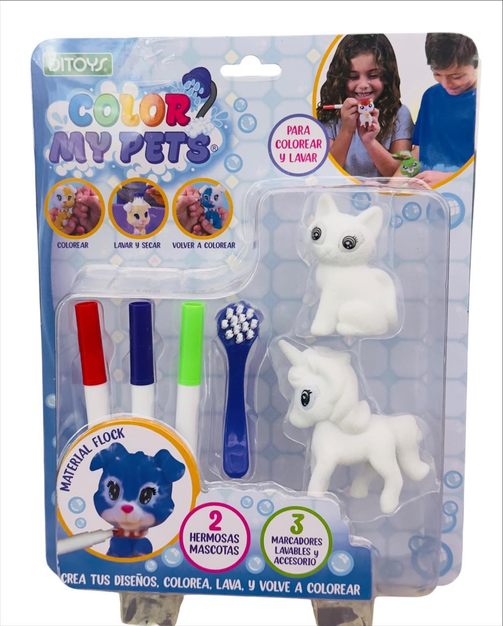 COLOR MY PET 2 MASCOTAS EN BLISTER - MODELOS SURTIDOS -