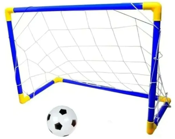 ARCO DE FUTBOL CON PELOTA 56 X35X24CM EN BOLSA