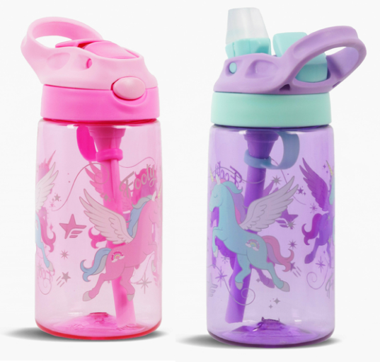 BOTELLA PLASTICA 480ML - UNICORNIO