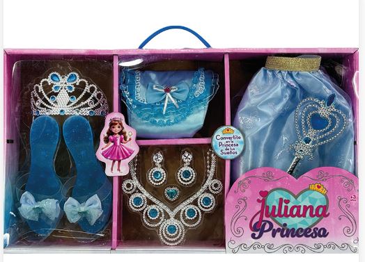 JULIANA PRINCESA SET COMPLETO FANTASIA