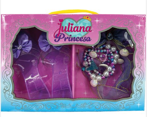 JULIANA PRINCESA SIRENA ZAPATITOS CON BIJOU