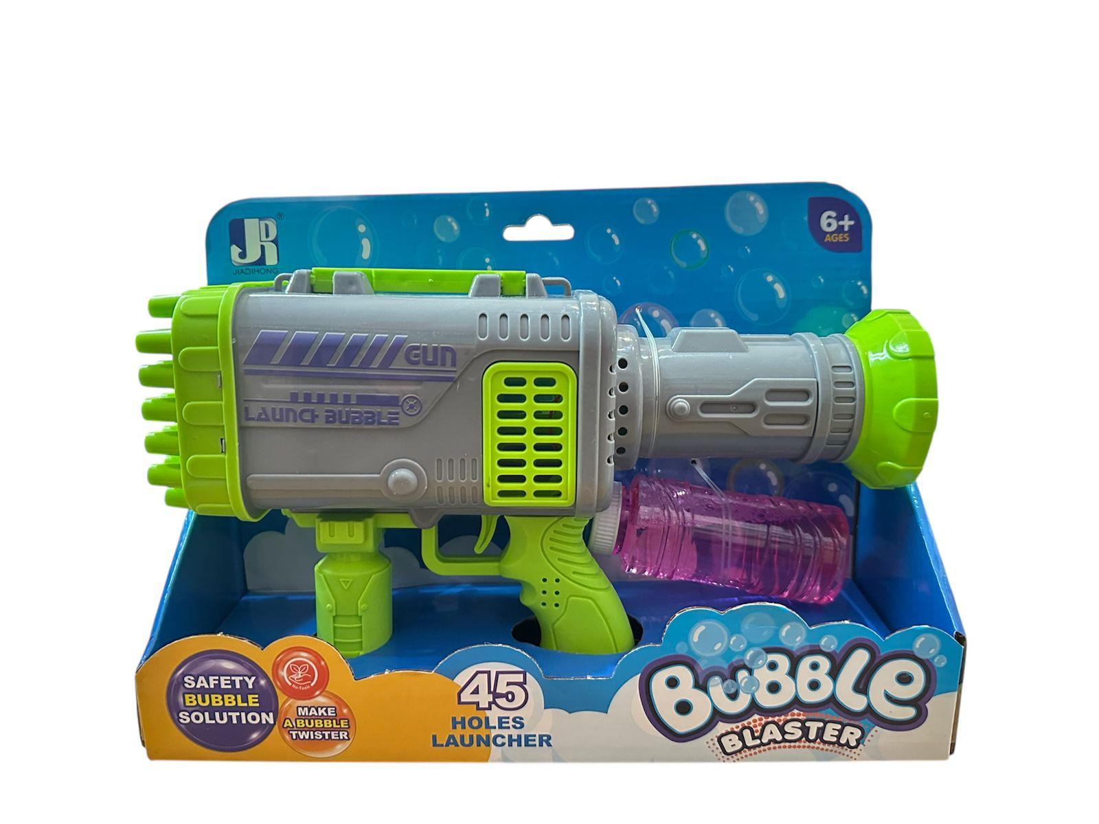 BURBUJERO PISTOLA GRANDE GRIS