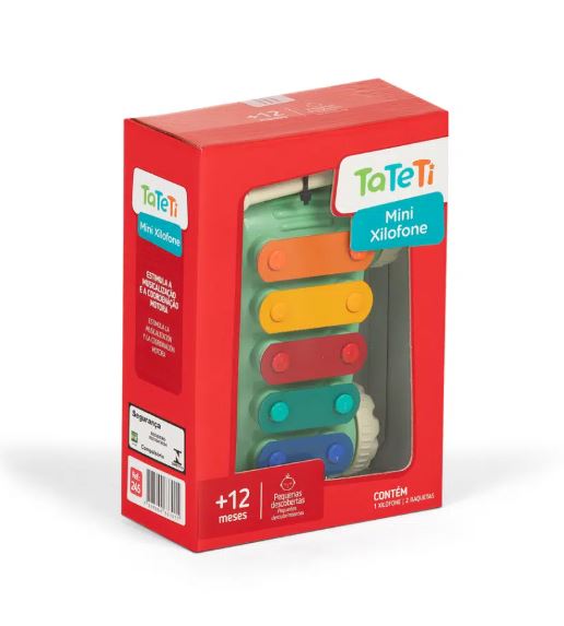 MINI XILOFON CON RUEDAS EN CAJA
