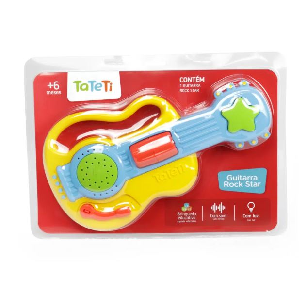 GUITARRA ROCK STAR CON LUZ Y SONIDO