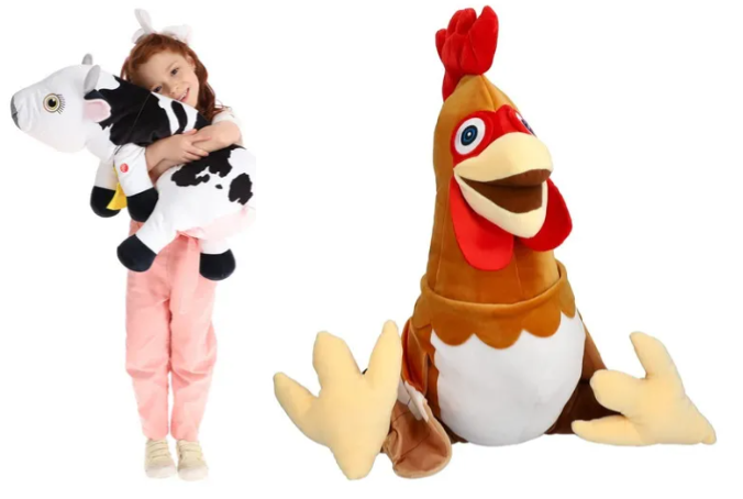 PELUCHE ABRAZABLE 70CM CON MUSICA PARA DORMIR - GRANJA DE ZENON