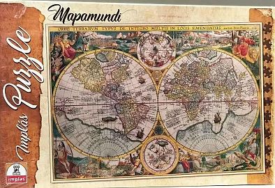 PUZZLE MAPAMUNDI X 1000 PIEZAS