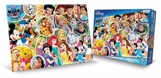 PUZZLE X 500 PIEZAS DISNEY