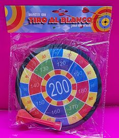 TIRO AL BLANCO C/VELCRO CH